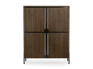 Эвкалиптовый шкаф с распашными дверцами