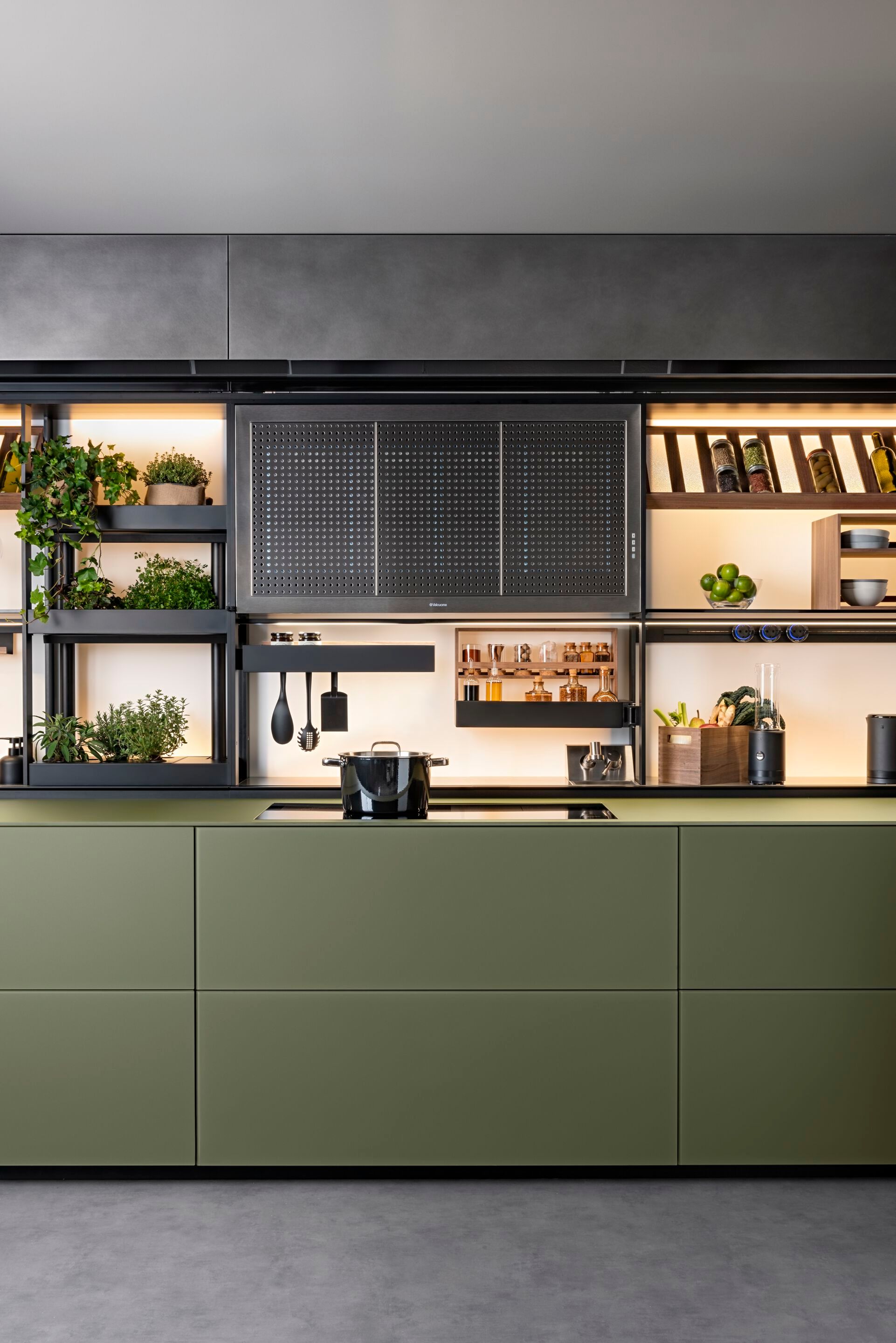 Встроенная стеклянная кухня VALCUCINE Artematica ARCH-00078879 - Вид №3