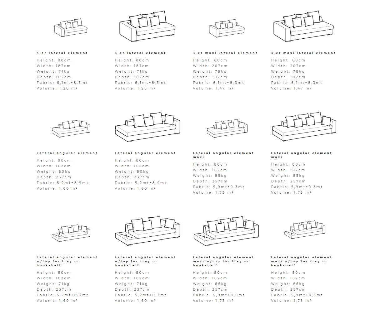 Угловой диван из ткани Ditre Italia LOMAN ARCH-00118789 - Вид №9