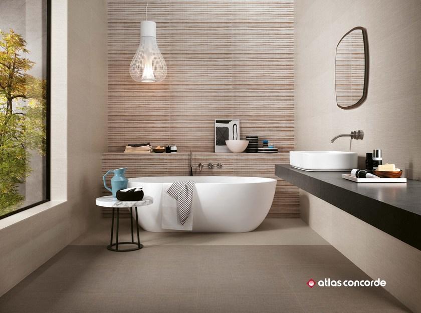 Atlas Concorde Белая плитка для стен с эффектом ткани Room sun-id-1400060 - Вид №12