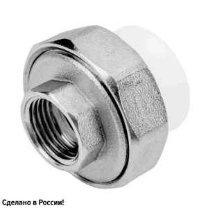 Муфта разъемная раструбная Ростерм 1/2"x25 мм ВР полипропилен