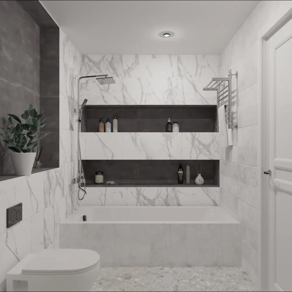 Axima Оштен: настенная плитка с мраморным эффектом 30×60 см 89433514 STLM-1578710