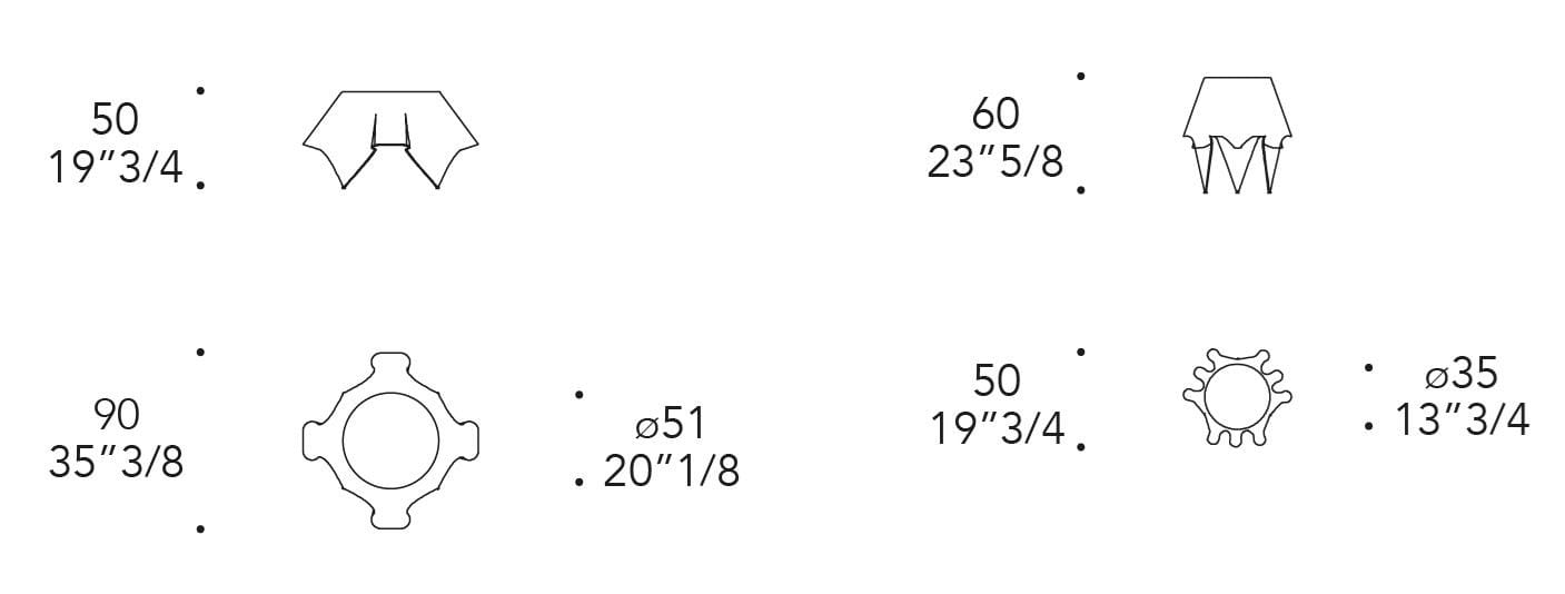 Круглый журнальный столик из изогнутого стекла REFLEX платок ARCH-00035349 - Вид №14