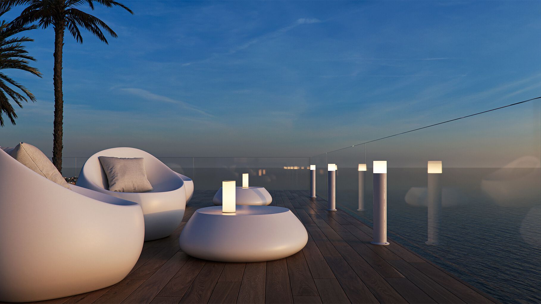 Алюминиевый светодиодный световой столб BENEITO FAURE TURA ARCH-00131912 - Вид №4