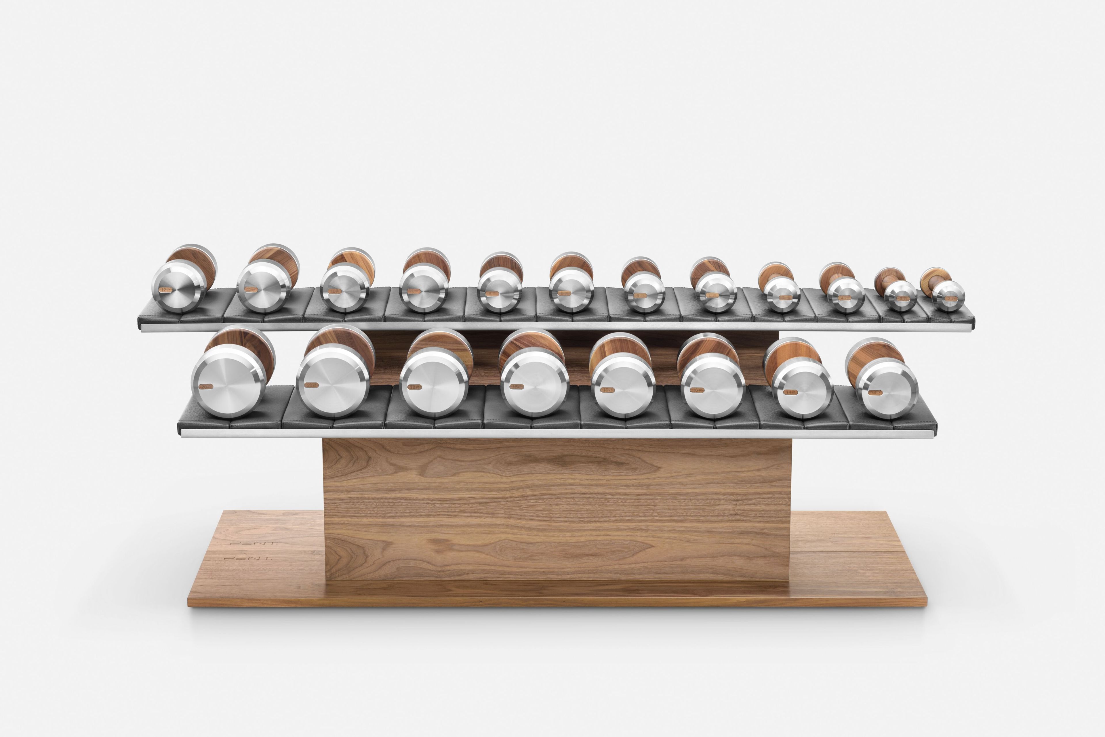 Набор гантелей из нержавеющей стали и дерева PENT Colmia ARCH-00105165 - Вид №10