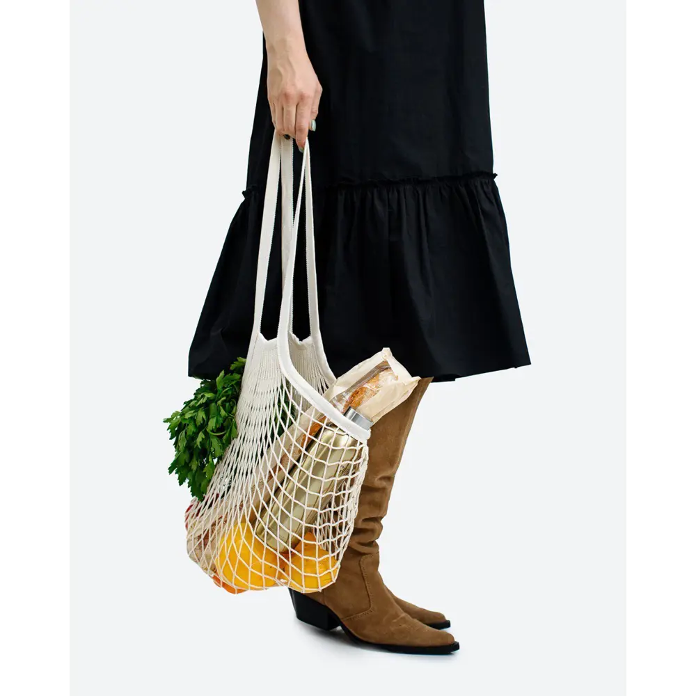 Сумка-авоська хлопок цвет бежевый нагрузка до 10 кг Santreyd STLM-2012182 - Вид №3