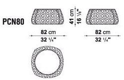 B&B Italia Outdoor Круглый садовый столик из полиэтилена Canasta sun-id-1496671 - Вид №1
