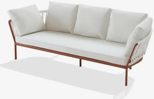 FAST 3-местный садовый диван из алюминия и ткани Ria 7613