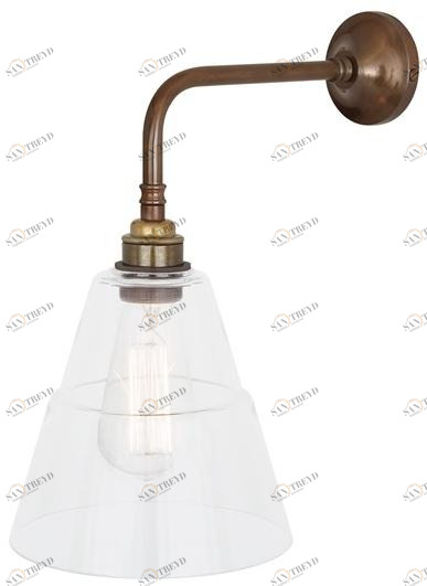 Mullan Lighting Бра с прямым светом ручной работы из латуни Lyx Mlwl360 