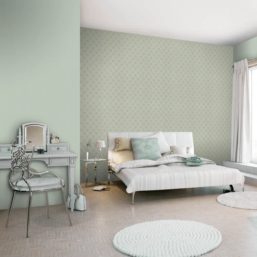 Обои флизелиновые Rasch Maximum зелёные 1.06 м 954425 STLM-2205506 - Вид №2