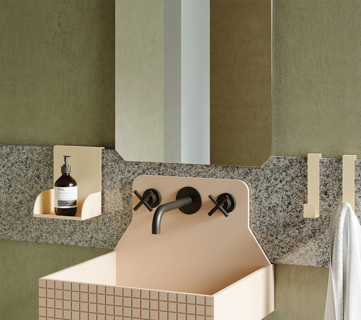 Ex.T FRIEZE Настенное зеркало в металлической раме EXFRIEZESPM/5020 - Вид №3