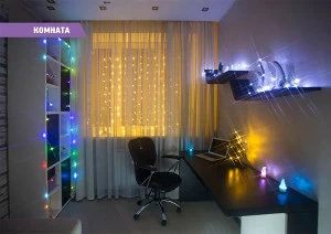 Новогодний набор для украшения квартиры "Комната" 8 предметов, цвет гирлянд теплый белый SUPERNW ГИРЛЯНДЫ, ГИРЛЯНДЫ И ОСВЕЩЕНИЕ 099201 Белый