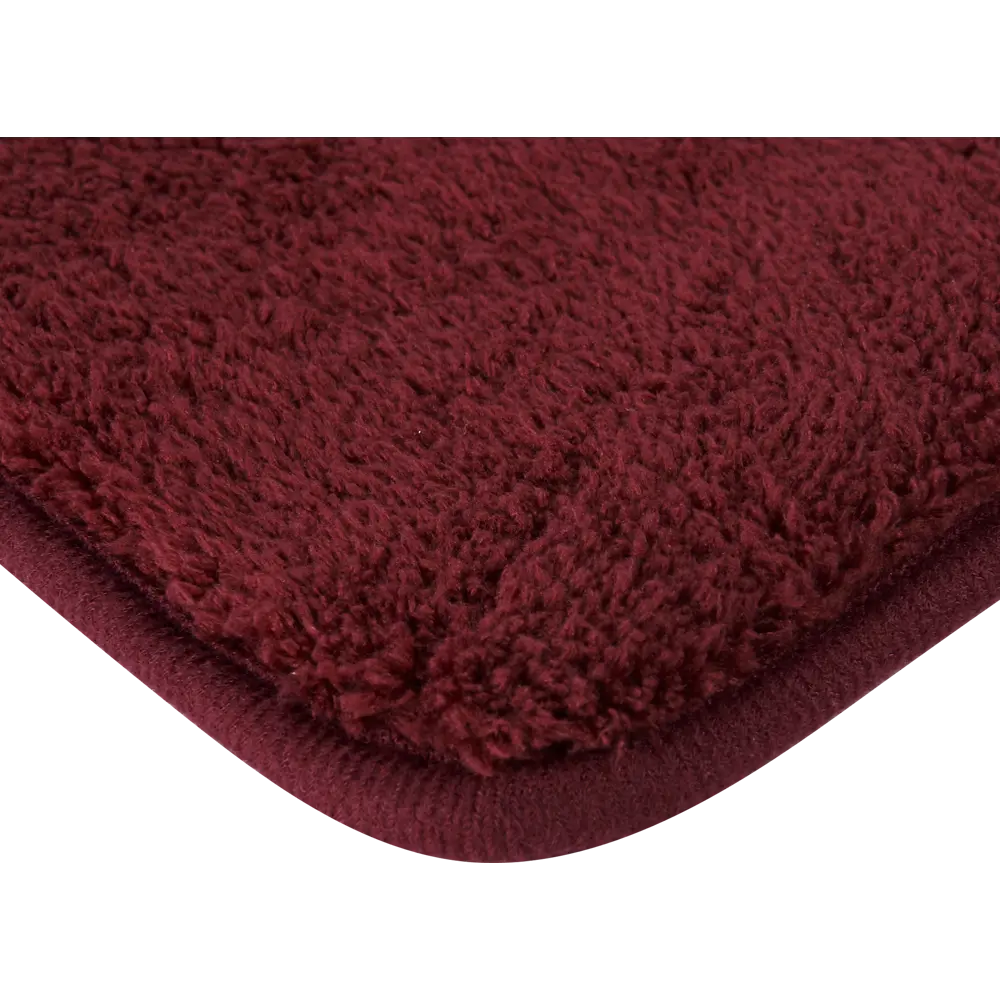 Набор ковриков для ванной комнаты Jersey 45x70/45x45 см цвет бордовый Santreyd PRM-1119 STLM-2013886 - Вид №1