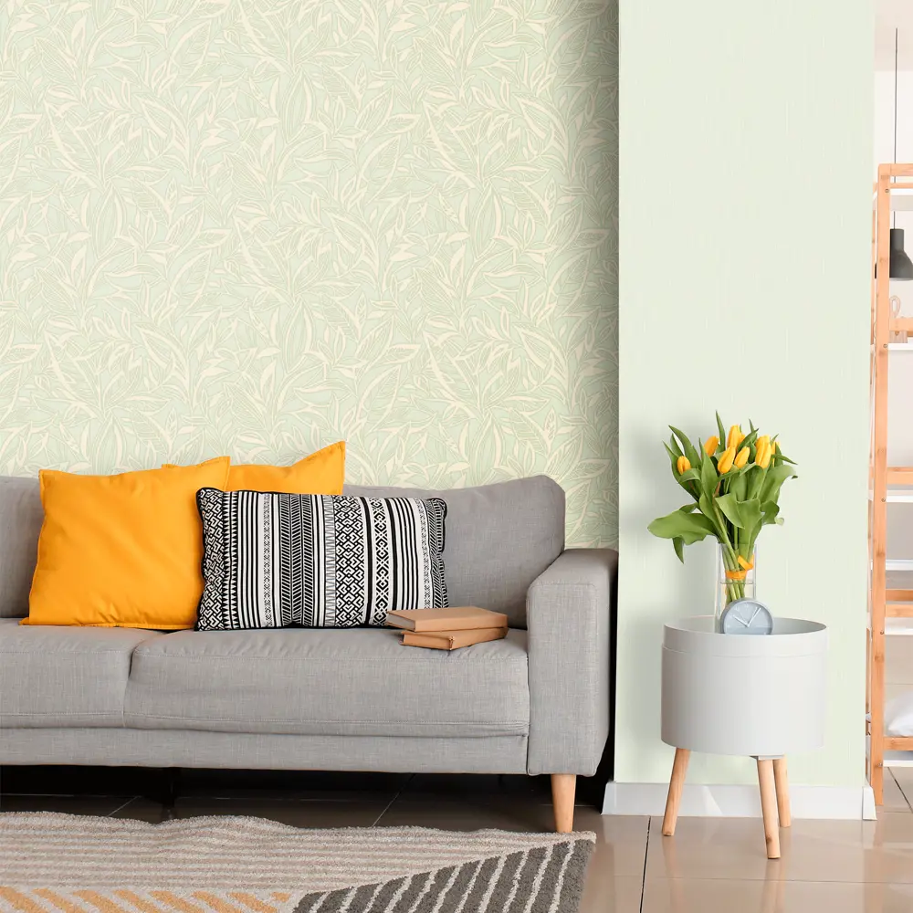 Обои флизелиновые Erismann Light 3 зеленые 1.06 м 60074-05 Light3 STLM-2190062 - Вид №3