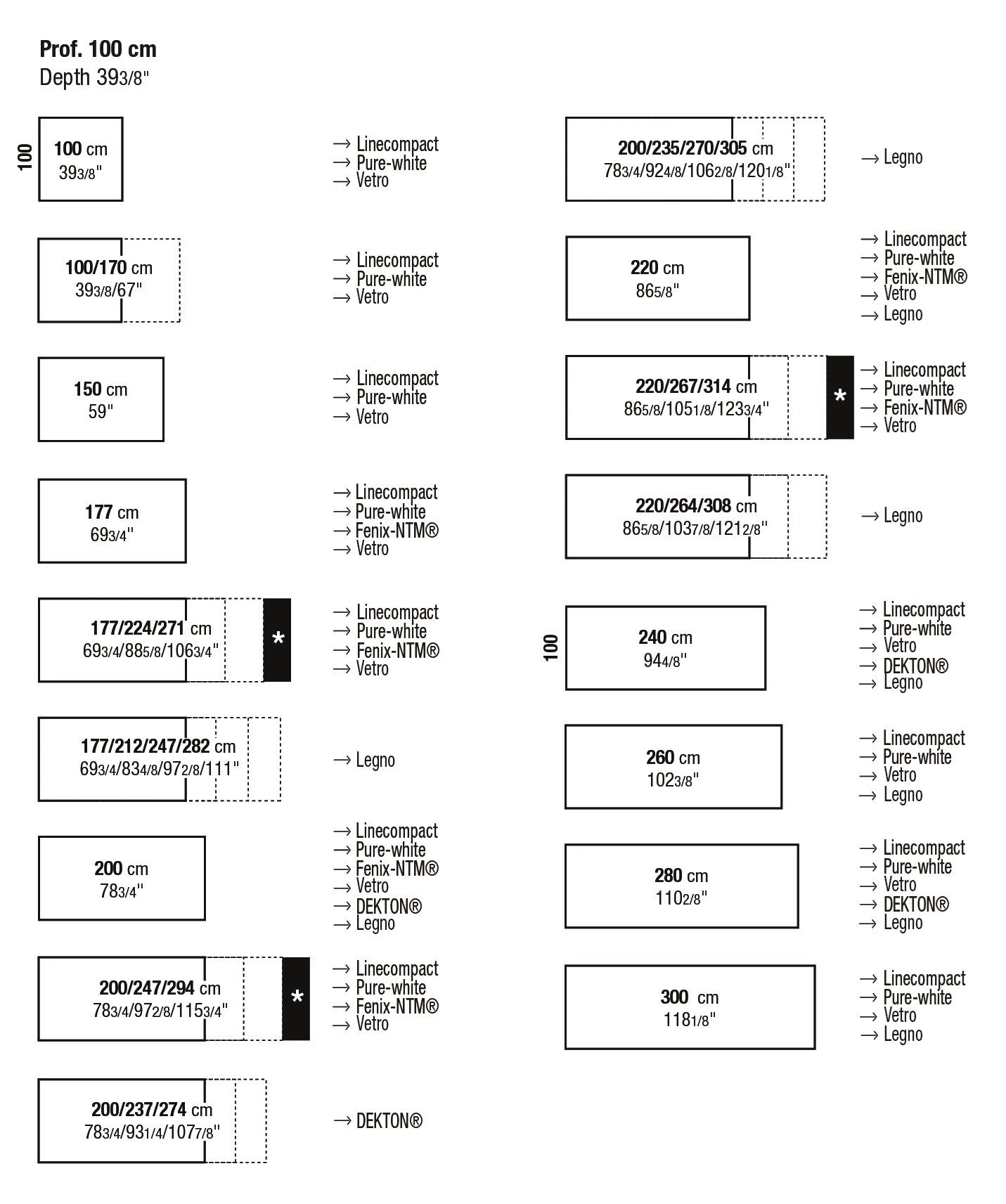 Выдвижная таблица в Linecompact Kristalia ARCH-00138388 - Вид №12