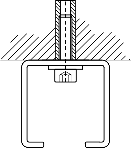 61381030 Монтажный элемент BIS Болты с внутренним шестигранником (BUP1000) для монтажа профиля WALRAVEN  - Вид №2