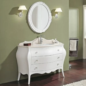 Epoque Тумба BAROCCO 113 laccato bianco