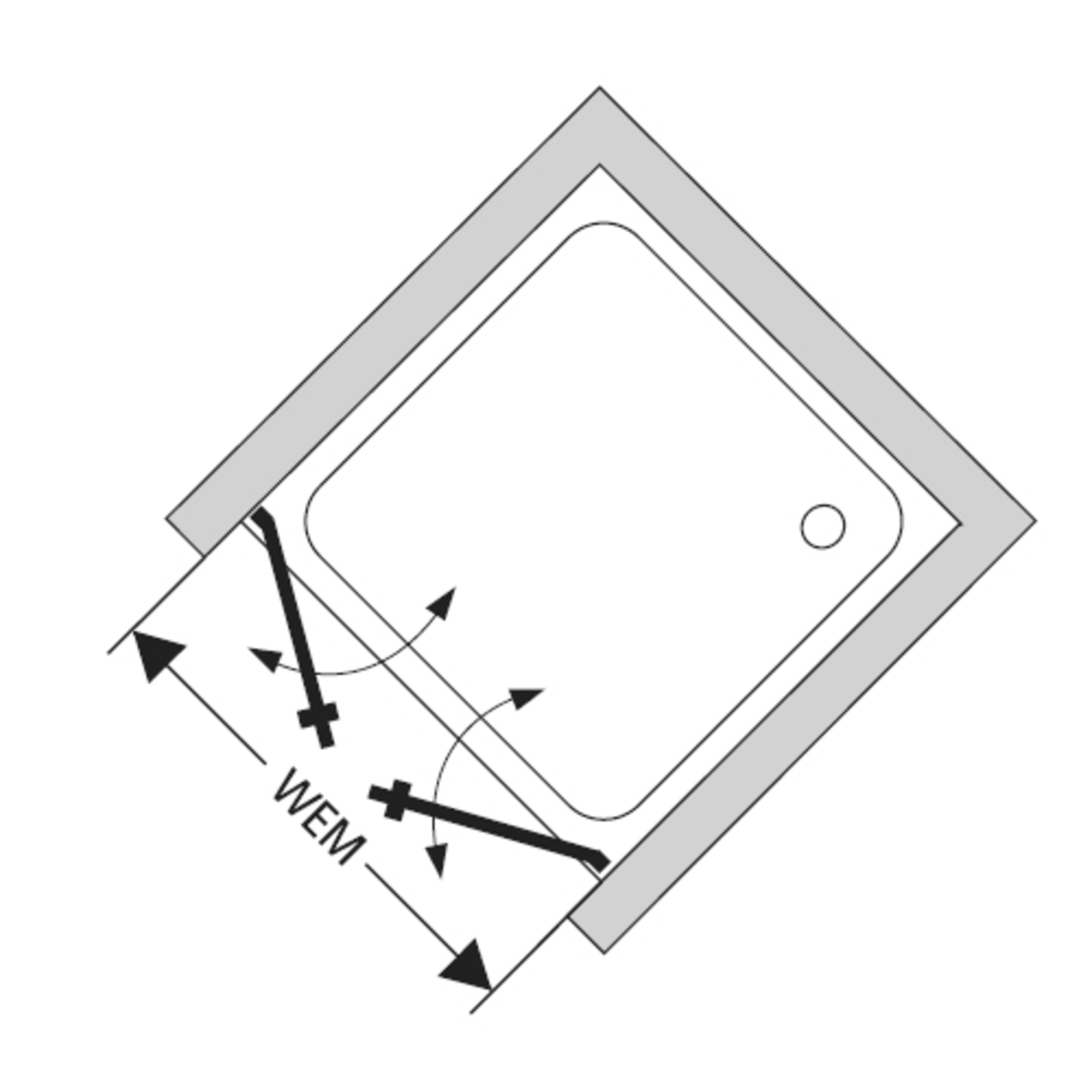 289.100000 Carat Collection душевая кабина Duscholux 36670 - Вид №1