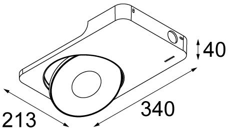 Modular Lighting Instruments Светодиодный потолочный светильник с отраженным светом Spock sun-id-1376199 - Вид №2