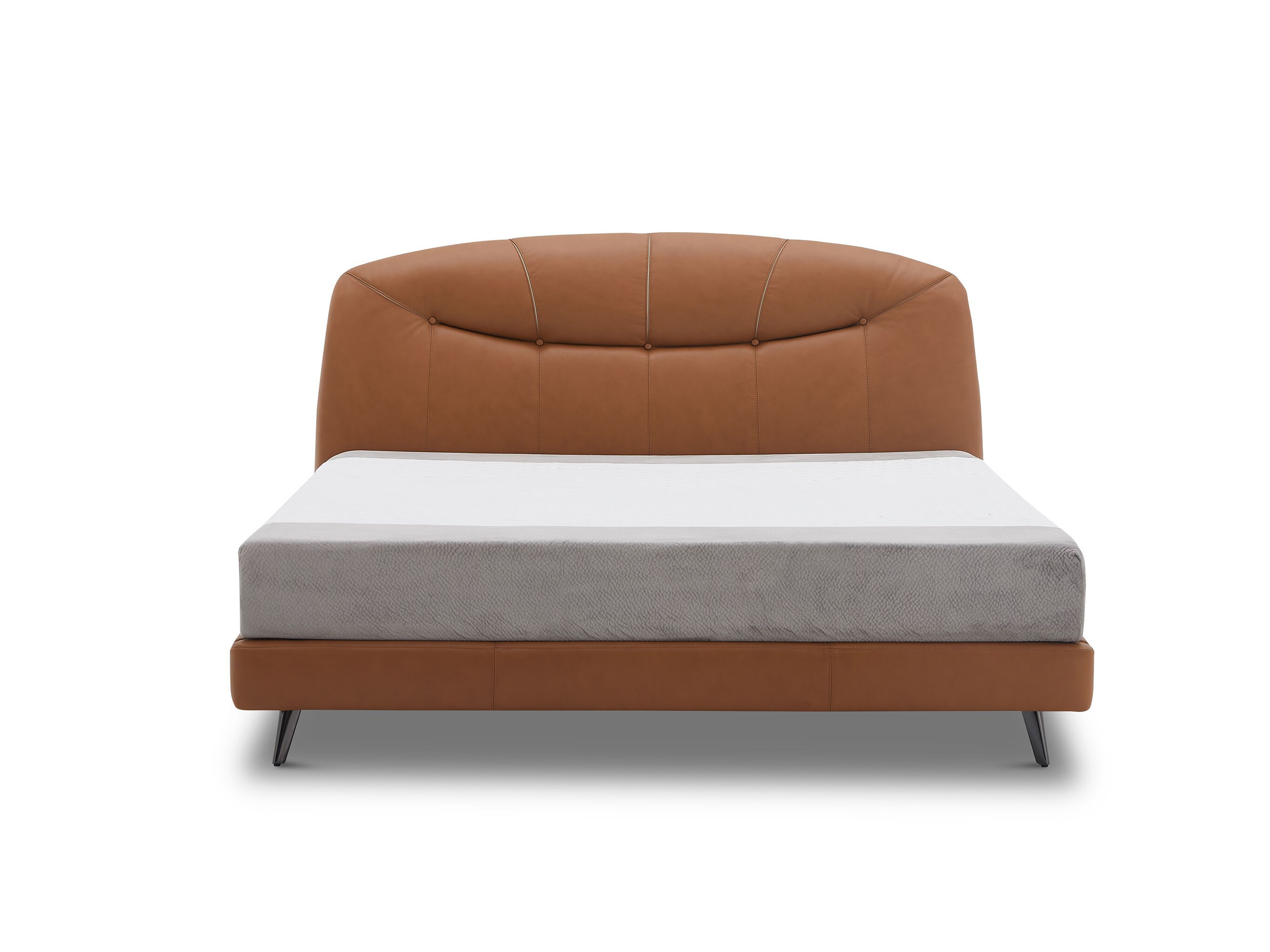 Полуторная кровать с кожаной обивкой CAMPO DE' FIORI COZ638 ARCH-00119647