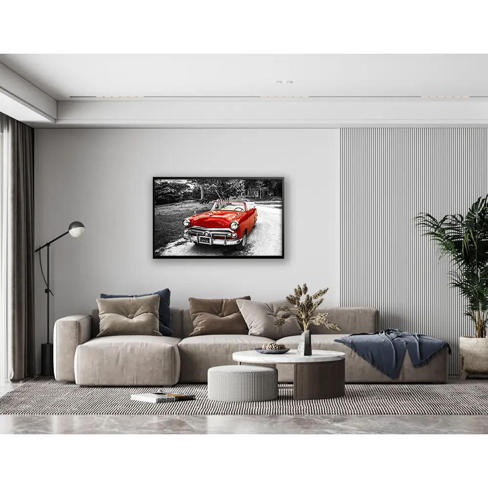 Картина в раме Красный кабриолет 60x100 см 84610636 STLM-2193877 Santreyd  - Вид №3