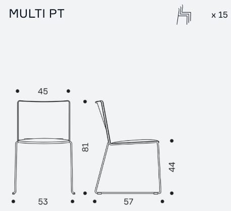 Стул для конференций с откидным верхом IBEBI мульти ARCH-00069161 - Вид №4