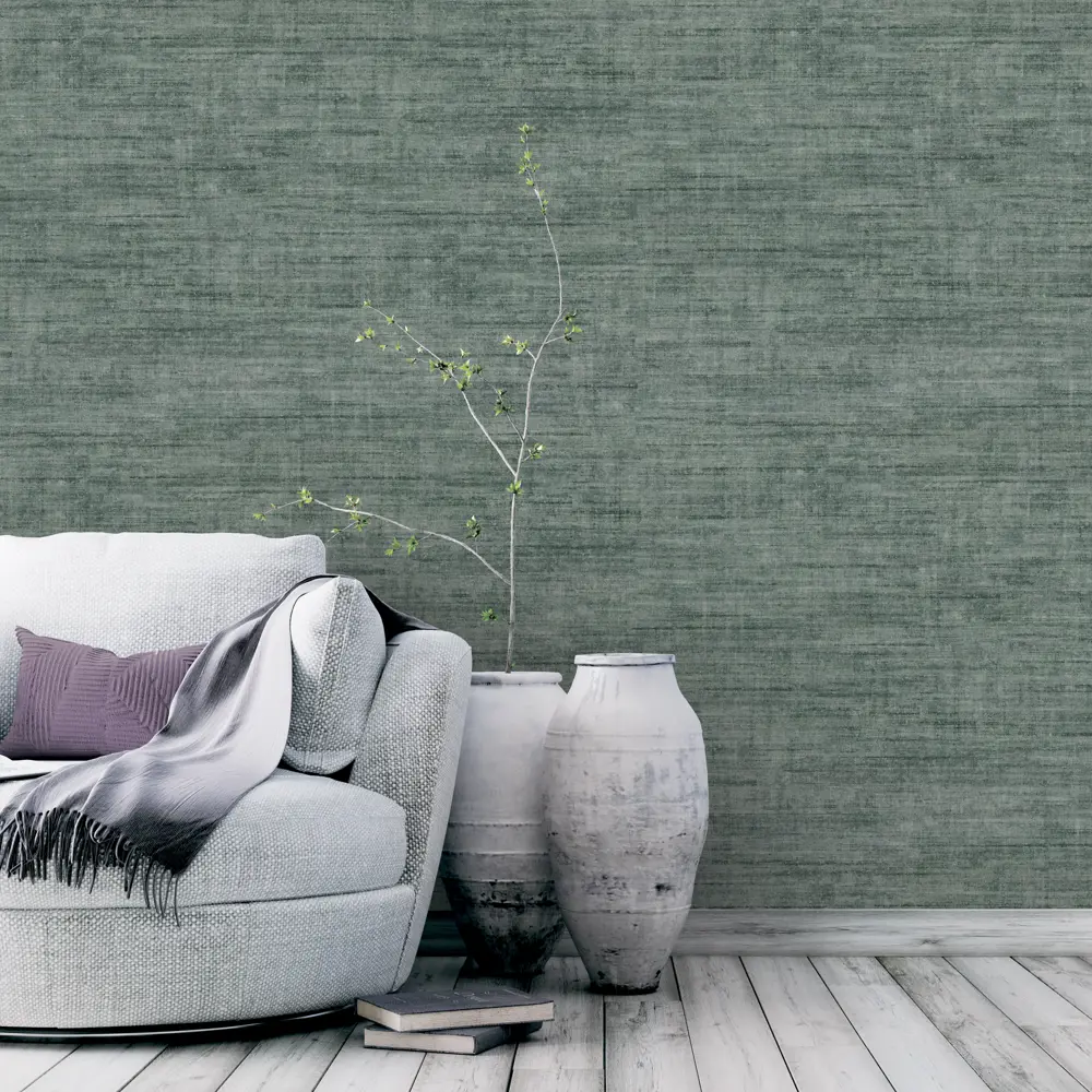 Флизелиновые обои Domani Casa Кампари зеленые с полосами 89440761 STLM-1580201 - Вид №4