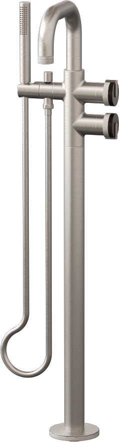 E-11557-R1OB-L1GM-SN Смеситель напольный отдельностоящий (внешняя часть) GRAFF MOD+