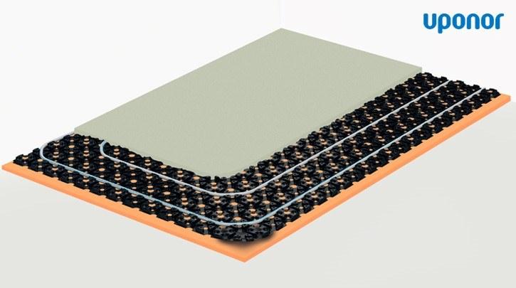 UPONOR Излучающая система малой толщины с изоляцией и стяжкой sun-id-1506102 - Вид №1