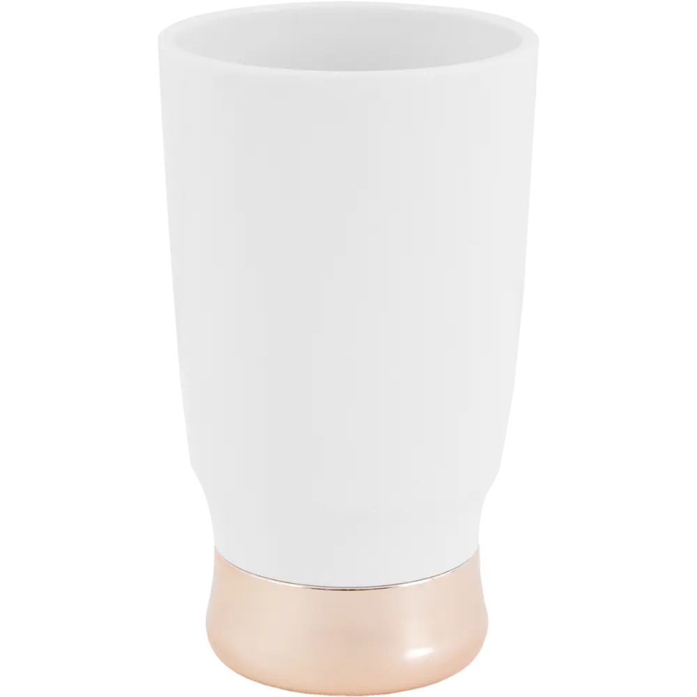 Стакан для зубных щёток Swensa Charm пластик цвет белый STLM-2146864