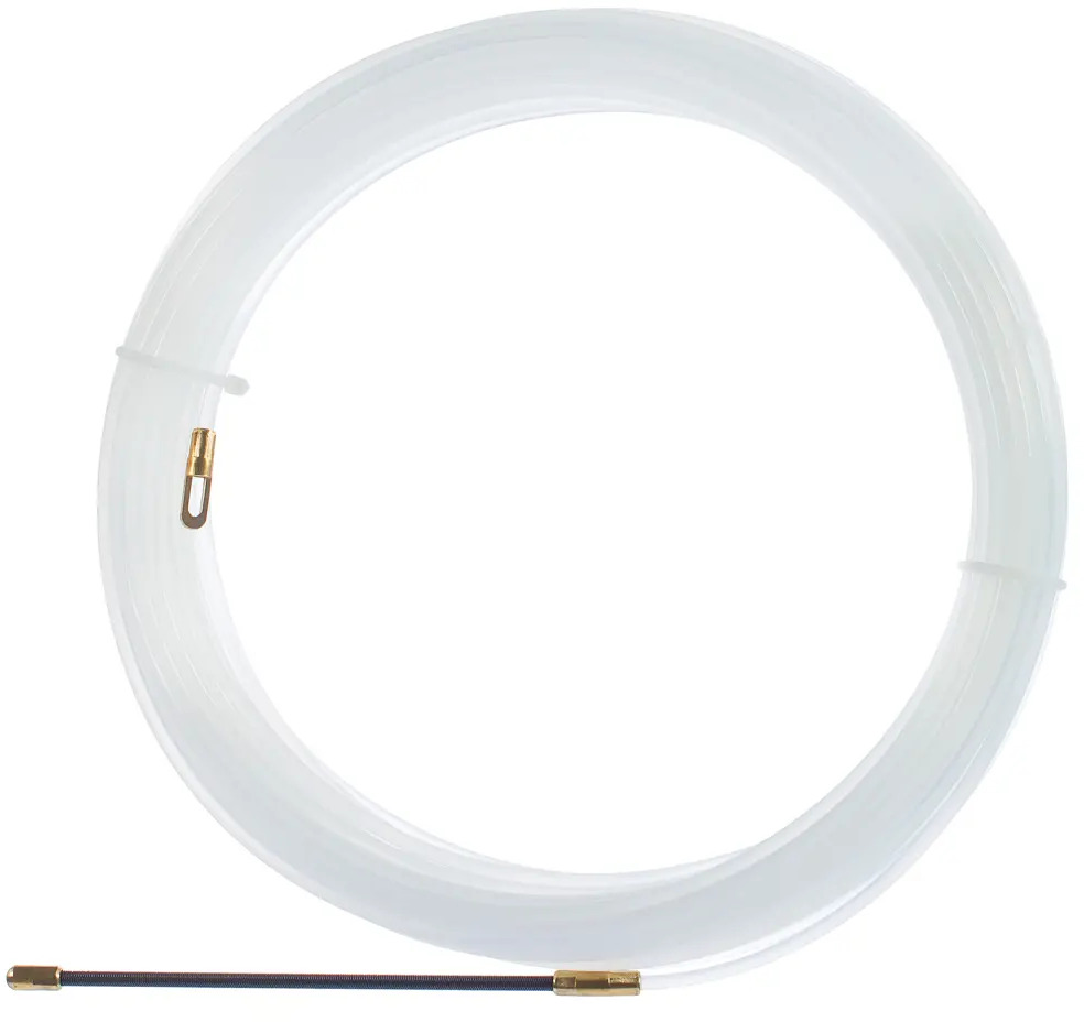 Зонд для протяжки кабеля ЭКОПЛАСТ 15 м с металлическими наконечниками 10057609