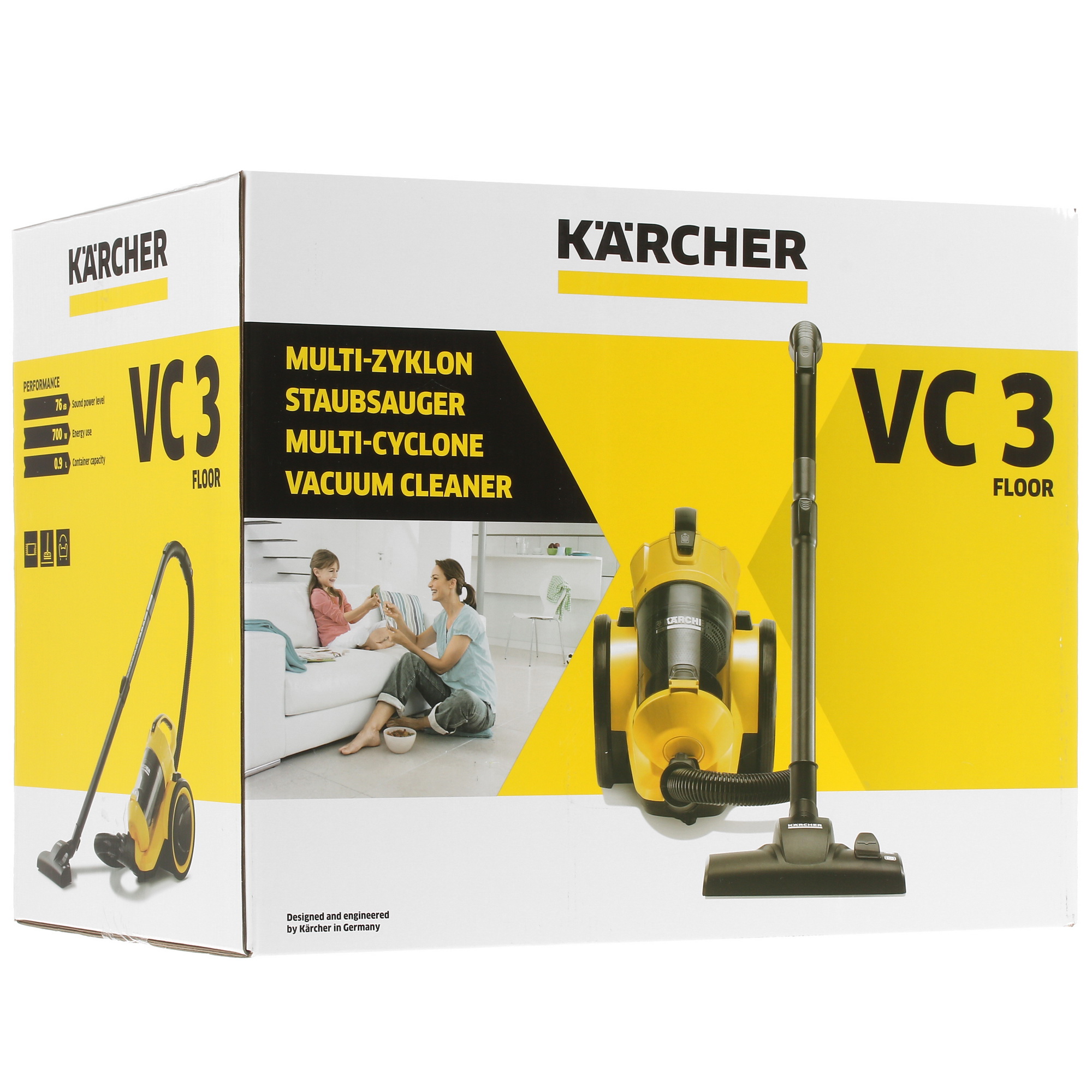 4741371 Пылесос Karcher VC 3 Floor желтый STDN-0042903 - Вид №11