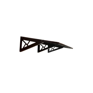 Козырек YS1501 железо 150x80x30 см черный 89384583 STLM-2129019