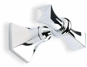 Stilhaus Двойной крючок для халатов из хромированной латуни Prisma Pr13