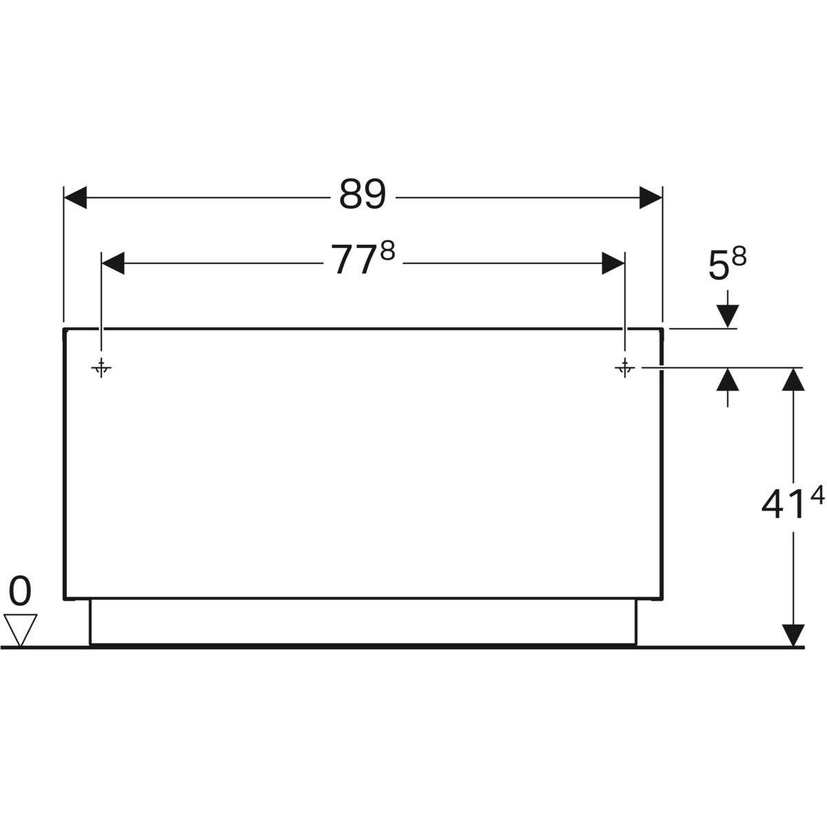Напольный шкаф для ванной комнаты с ящиками Geberit ICON ARCH-00014316 - Вид №2