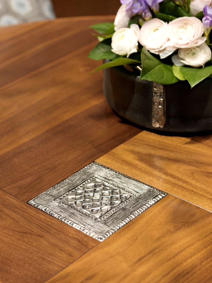 Arte Brotto Круглый деревянный стол Segreti S693 - Вид №2