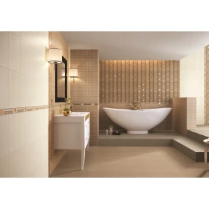 Декор Ласселсбергер «Текстиль 1» 25х33 см цвет светло-бежевый