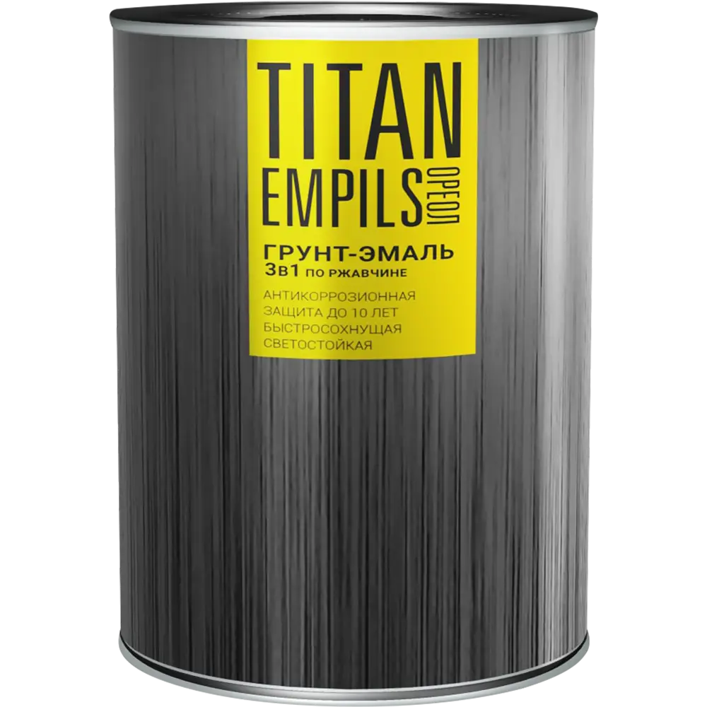 Грунт-эмаль по ржавчине Ореол Titan цвет шоколад-коричневый 0.9 кг 84439763 STLM-2181549  - Вид №1