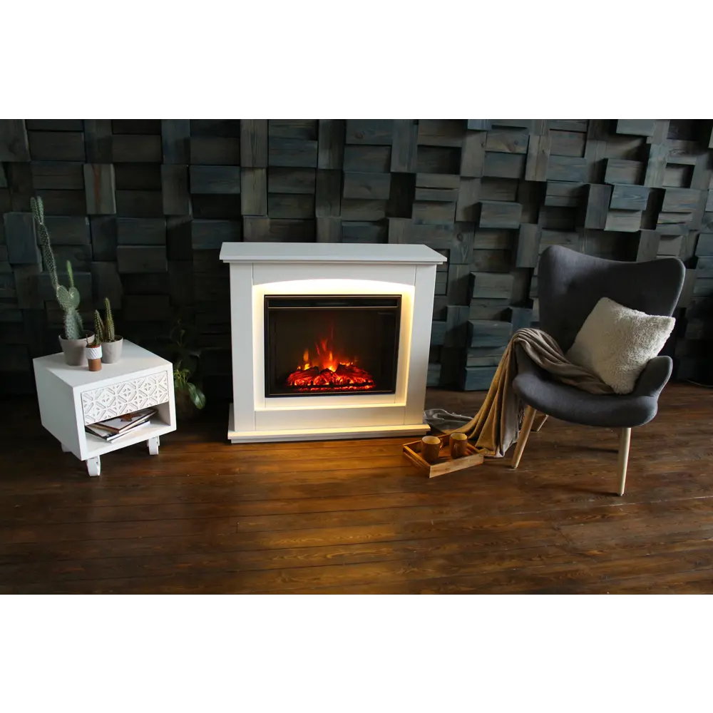 Обрамление для электрического камина Canada 25.5 WT с подсветкой REALFLAME STLM-2025884 - Вид №10