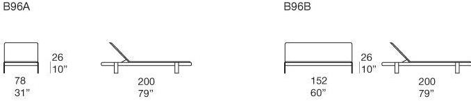 Paola Lenti Складной штабелируемый садовый шезлонг sun-id-1398883 - Вид №2