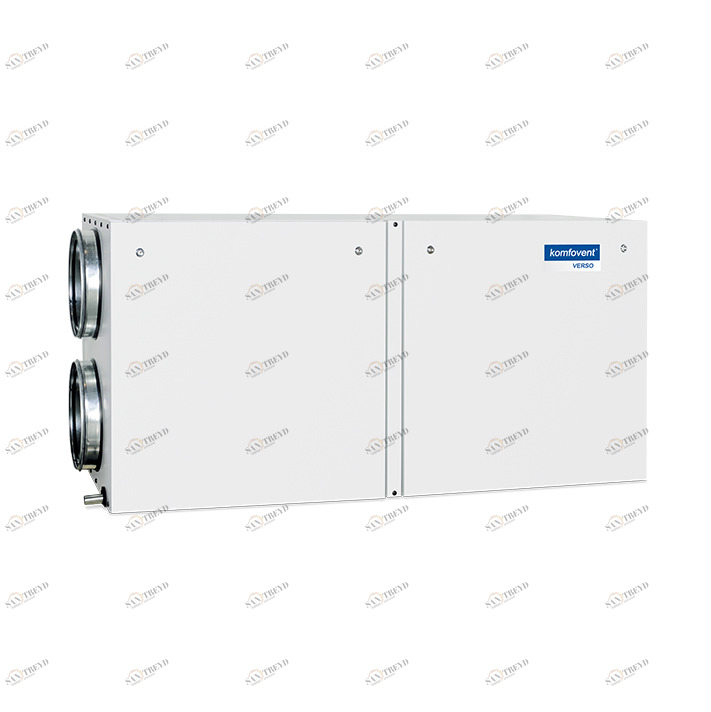 Приточно-вытяжная установка с пластинчатым рекуператором VERSO-P-2000-H KOMFOVENT sun-id-683798
