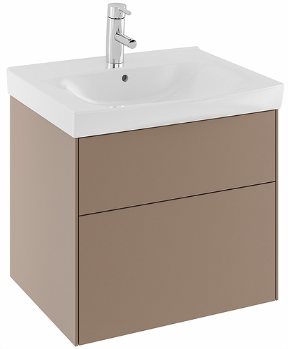 42556 IFO Sense тумба под умывальник с двумя ящиками, W = 900 мм, W1 = 922 мм, белый - Вид №6