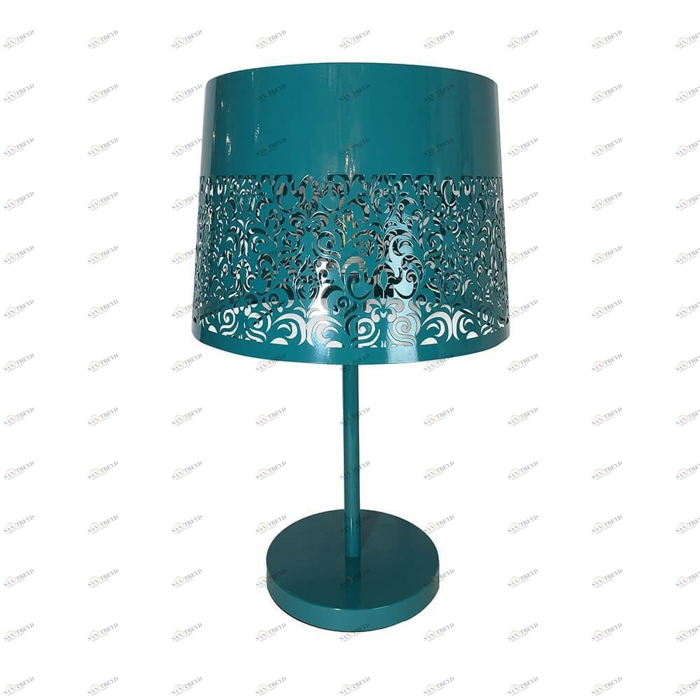 Лампа настольная бирюзовая Seven Fires "Карвед" 39104.01C SEVEN FIRES КАРВЕД 00-3907825 Бирюзовый 
