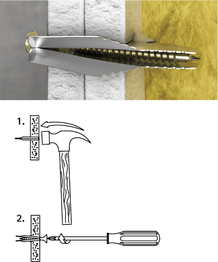 6114053 Лёгкие Крепление BIS XL монтаж в двуслойном гипсокартоне WALRAVEN  - Вид №2