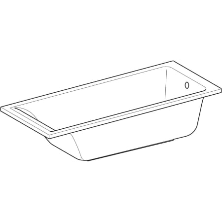 554.305.01.1 Прямоугольная ванна Geberit Renova Plan Geberit  - Вид №13