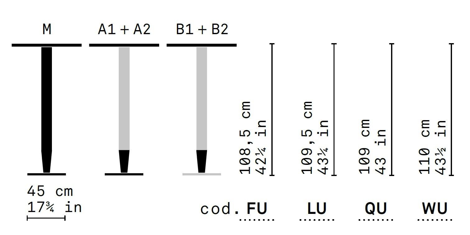 Высокий круглый стол Very Wood Cigar / Crayon ARCH-00115428 - Вид №7