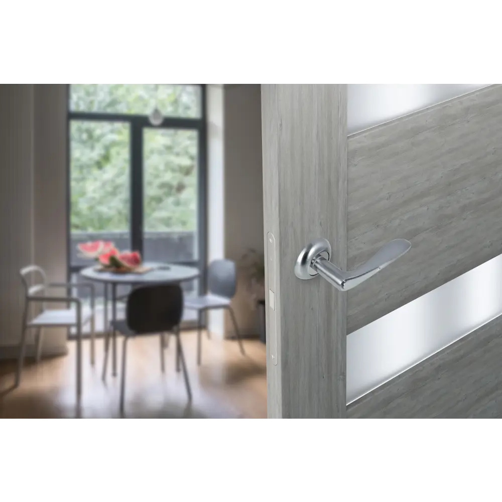 EDSON Дверные ручки EDS-44Н-R1 матовый хром для межкомнатных дверей 85168429 STLM-0898784 - Вид №7