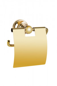 140110009a Крышка для рулона туалетной бумаги Luna, золото