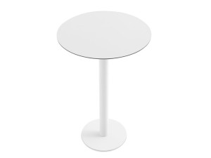 Высокий круглый садовый стол