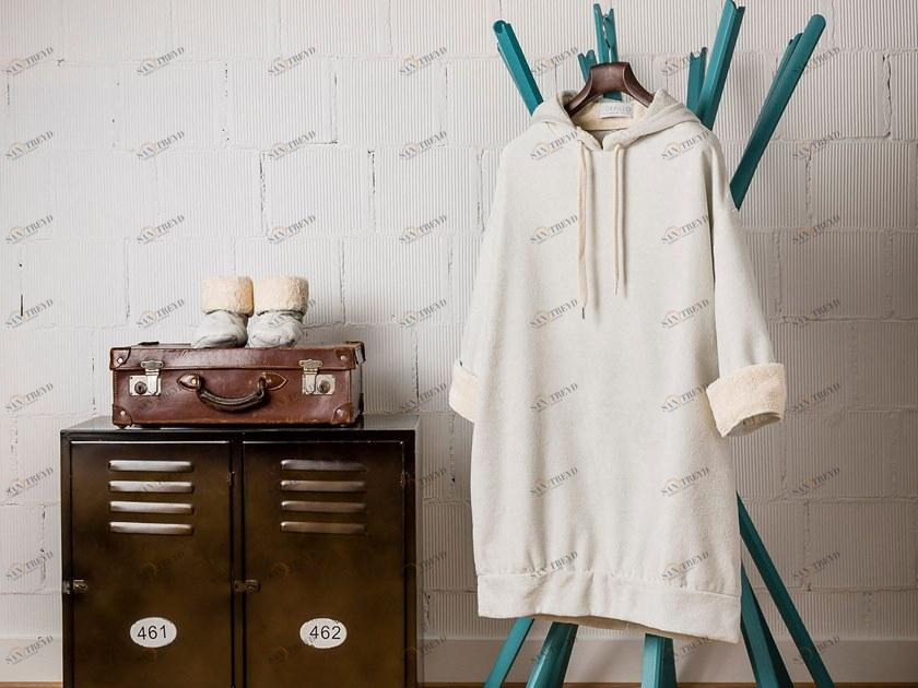 Cobrillo Хлопковая махровая толстовка / платье sun-id-1470092